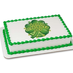 St Patrick's Day Personalizable Cake Icing