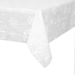 Clear Snowflake Tablecover