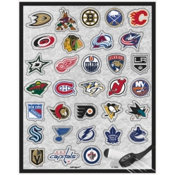 NHL Hockey Sticker Sheets - 4 PACK