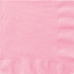 Light Pink Lunch Napkins 20 Pack