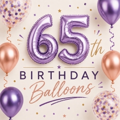 65th Birthday Balloons