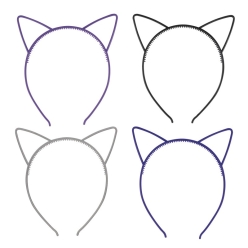 Cat Ear Headbands - 4 Pack