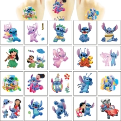 Lilo and Stitch Large Tattoos - 20 PK