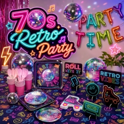 Retro (1970's) Disco Party Supplies