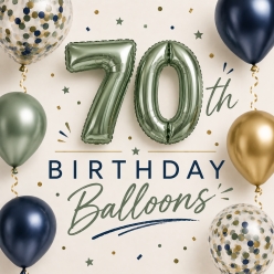 70th Birthday Balloons