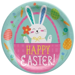 60% OFF: Premium Fun Bunny Dinner Plates - 8 PK