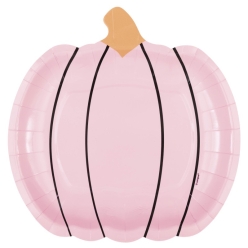 Posh Pink Halloween Shaped Dinner Plates - 8 PK