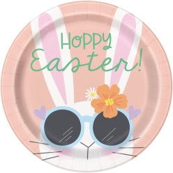 75% OFF: Cool Bunny Dinner Plates - 8 PK