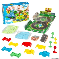 Modeling Sand Car & Road Signs Play Set