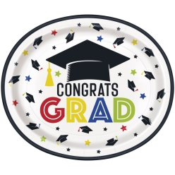 Cool Grad Premium JUMBO Platter Plates - 8 PK