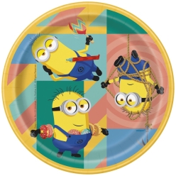 Despicable Me Minions Dessert Plates - 8 PK