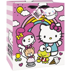 Hello Kitty Large Gift Bag with Ribbon Handles