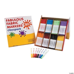 Fabulous Fabric Marker Classpack 80pc