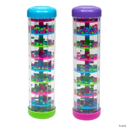 Neon Plastic Beads Rainfall Tube Fidget Toy