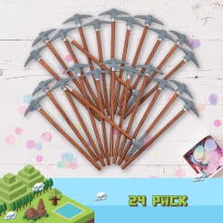 30% OFF: Minecraft Pencils with Pick Axe Eraser Toppers