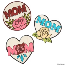 Mother's Day CYO Magnet Craft Kit-12Pk