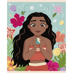 Moana Plastic Loot Bags with Handles - 8 Pack