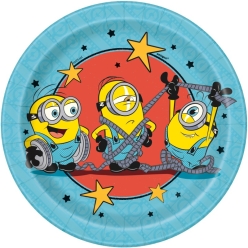 Minions New Movie Dessert Plates - 8 Pk