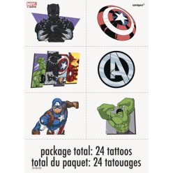 Avengers Tattoos - 24pk