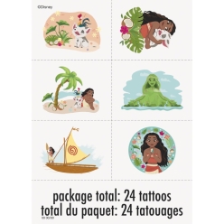 Moana Tattoos - 24 Pack