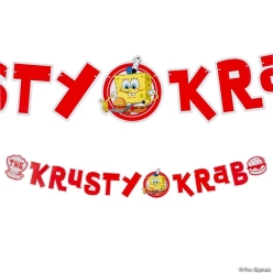 SpongeBob Squarepants 7 Foot Hanging Banner