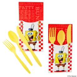 SpongeBob SquarePants Order Up Party Cutlery Set-12Pk