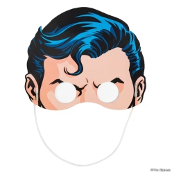 DC Comics Superman Party Paper Eye Masks-12Pk