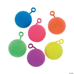 Porcupine Puffer Ball Yo-Yos - 12pk