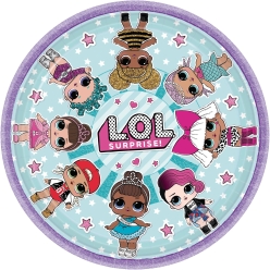 LOL Surprise Sparkle Dinner Plates - 8 Pack