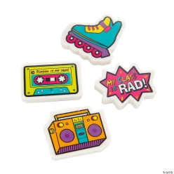 90's Erasers - 24Pk