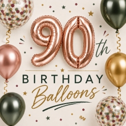 90th Birthday Balloons