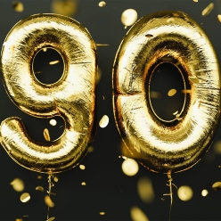 90th Birthday Balloons