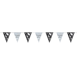 50% OFF: Congrats Grad Flag Banner 9ft