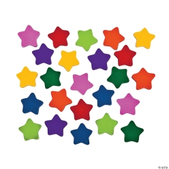Mini Rubber Star Erasers - 720 Pack