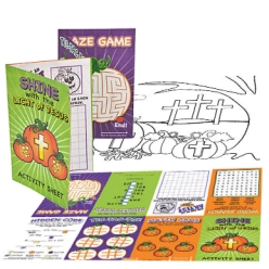 Christian Pumpkin 7 Activity Booklets 24pk