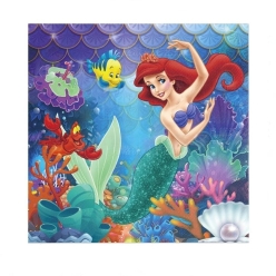 The Little Mermaid 3D Dinner Napkins - 10 PK