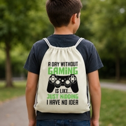 Video Game Drawstring Backpack