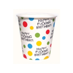 X-Rated Birthday Party Cups - 8 Pack
