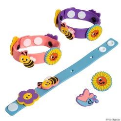 Garden Gang Bracelets with Charm-12Pk