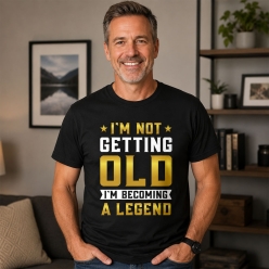 Becoming A Legend Birthday Black T-shirt