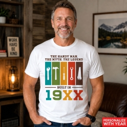 Handyman Custom Age T-shirt- Choose Size