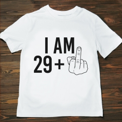 55% OFF: Age 29+ Finger T-shirt- Choose Size