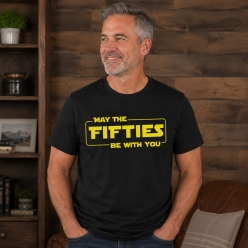 Fifties Star Wars Black T-shirt