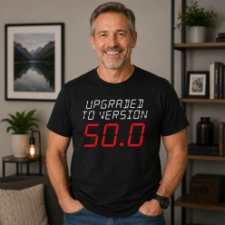 Upgraded Version 50 Black T-shirt