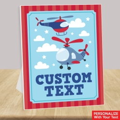 Airplane Custom Text 14