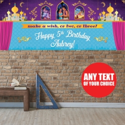 Aladdin PERSONALIZED Giant Vinyl Keepsake Banner