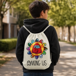 Among Us Imposter Drawstring Backpack