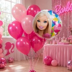 Barbie Fun Balloon Bouquet