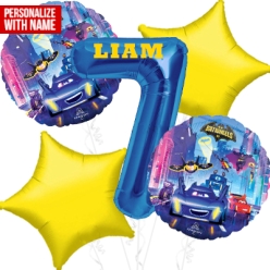 Batwheels Age 7 PERSONALIZED Balloon Bouquet