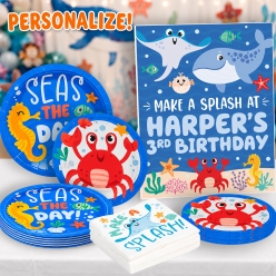 *Sea Buddies PERSONALIZED Party Pack for 8